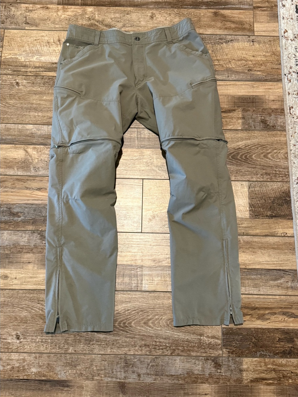 Kuhl Brand Men's Olive Convertible Outdoor Pants